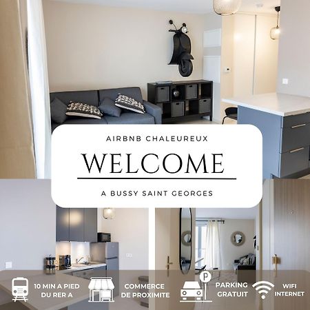 Charmant Studio En Residence Avec Parking Бюсси-Сен-Жорж Экстерьер фото